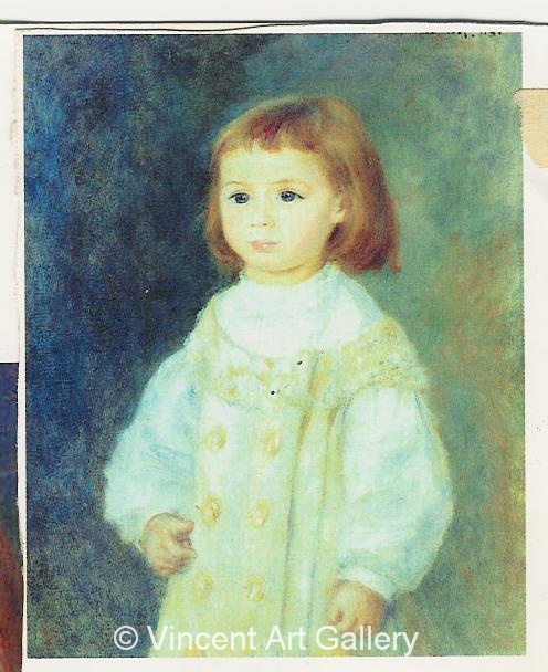 A665, RENOIR, Child in White, Lucie Berard